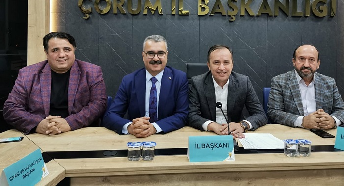 İL TEŞKİLATLARIYLA BİR ARAYA GELDİLER