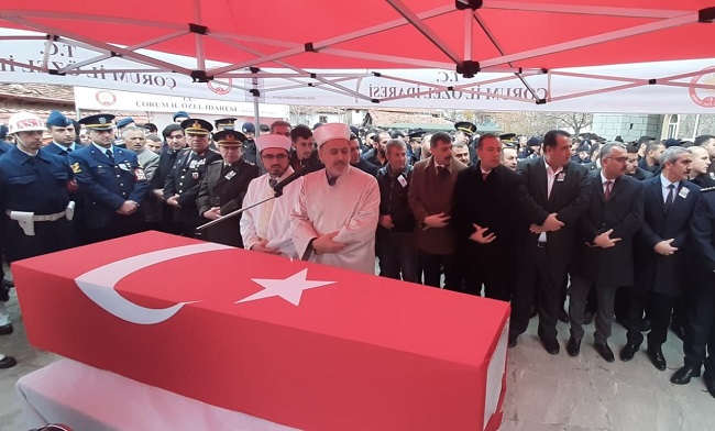 ŞEHİDİMİZ DUALARLA UĞURLANDI