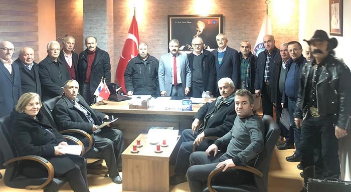 EMEKLİ ÜYELERLE BİR ARAYA GELDİLER