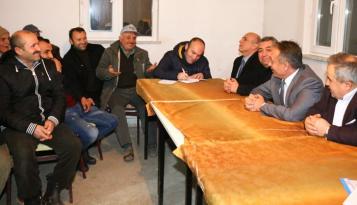 ÇİFTÇİLERİN SORUNLARINI DİNLEDİLER