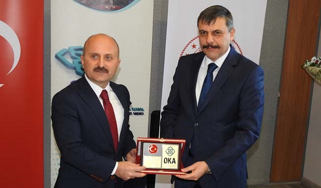 VALİ ÇİFTÇİ OKA DÖNEM BAŞKANI OLDU
