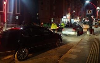 POLİS EKİPLERİNDEN ŞOK UYGULAMASI