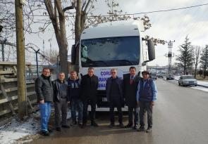 ÇORUM’DAN ELAZIĞ’A YAKACAK YARDIMI