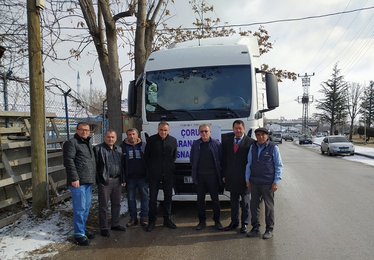 ÇORUM’DAN ELAZIĞ’A YAKACAK YARDIMI