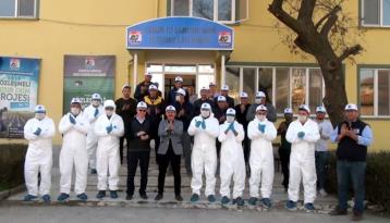 SAĞLIK ÇALIŞANLARINA ALKIŞLI DESTEK