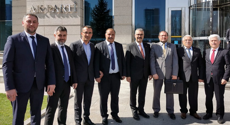 AK PARTİLİ BAŞKANLAR BİR ARAYA GELDİ