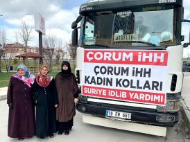 ÇORUM’DAN İDLİB’E 1 TIR YARDIM