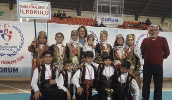 HALK OYUNLARINDA İL BİRİNCİSİ OLDULAR