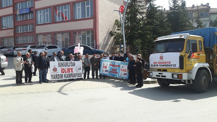 ÇORUM’DAN İDLİB’E 15 TON UN GÖNDERİLDİ