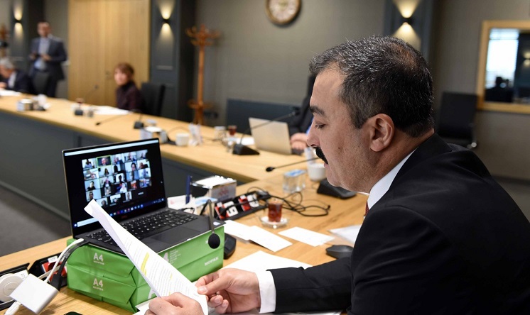 HİTİT’DE TELEKONFERANSLI SENATO TOPLANTISI