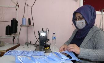 MASKE ÜRETMEK İÇİN SEFERBER OLDULAR