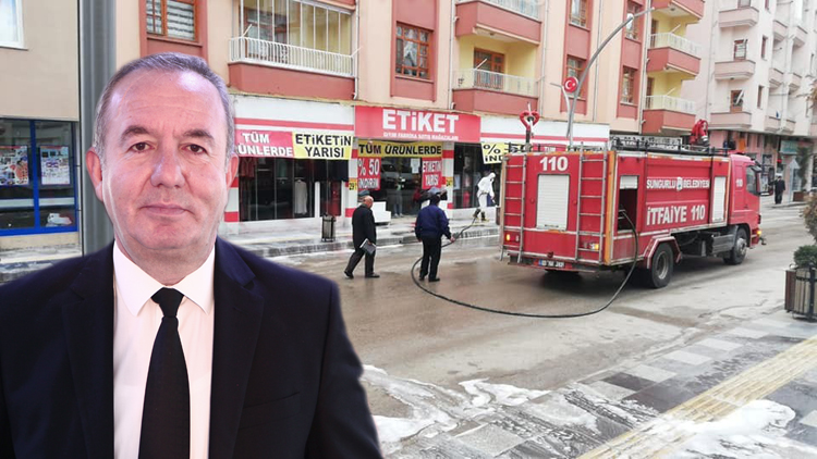 BAŞKAN CADDE VE SOKAKLARI YIKATTI