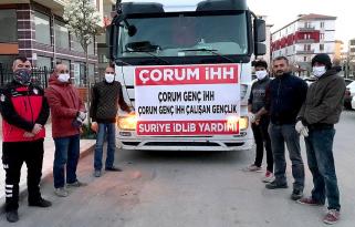 ÇORUM’DAN YARDIM TIRI YOLA ÇIKTI