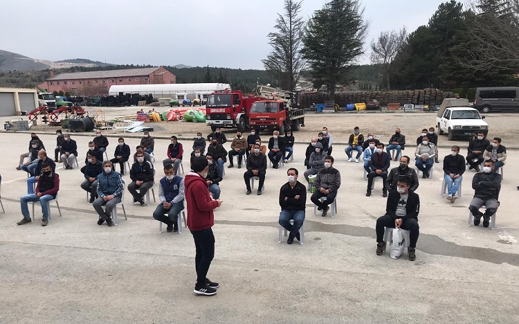 İŞÇİLER EĞİTİMDEN SONRA İŞE BAŞLADILAR