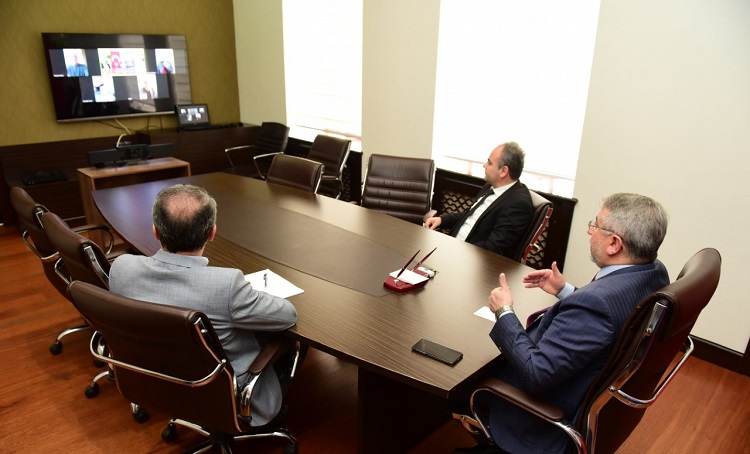 MECLİS GRUP BAŞKANLARIYLA TELEKONFERANS