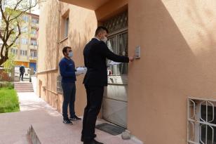 İŞ YERİNİ KAPATAN ESNAFA DESTEK
