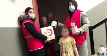 KIZILAY’DAN İHTİYAÇ SAHİPLERİNE YARDIM