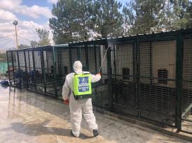 DEZENFEKSİYON ÇALIŞMALARI DEVAM EDİYOR
