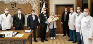 SAĞLIK ÇALIŞANLARINA MORAL ZİYARETİ