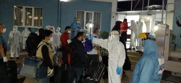 313 TÜRK İŞÇİ KARANTİNAYA ALINDI