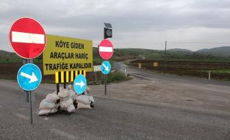 KIRKDİLİM YOLU TRAFİĞE KAPATILDI
