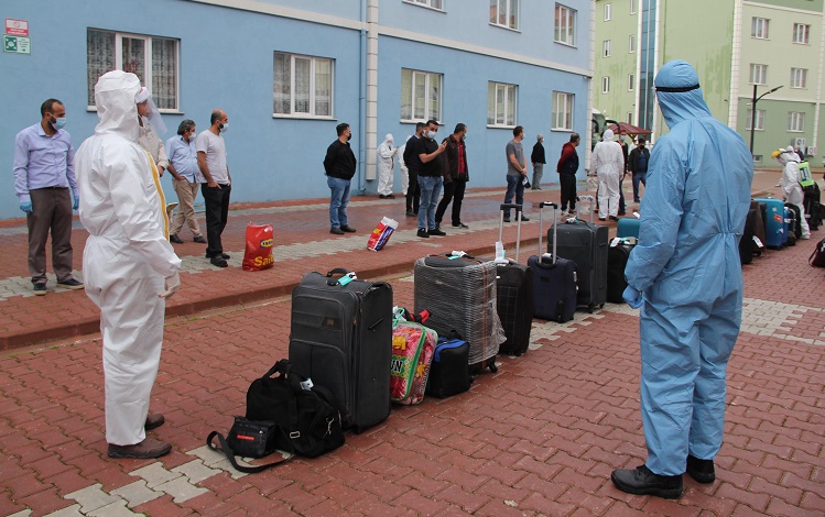 OTOBÜSLERLE ÇORUM’A GETİRİLDİLER
