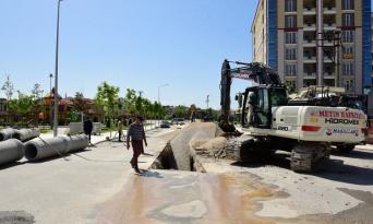 KANALİZASYON HAT ÇALIŞMALARI BAŞLADI
