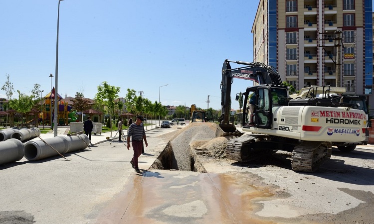 KANALİZASYON HAT ÇALIŞMALARI BAŞLADI