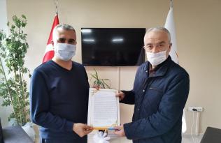 BAŞKAN MİSAFİRLERİ MEKTUPLA ŞAŞIRTTI