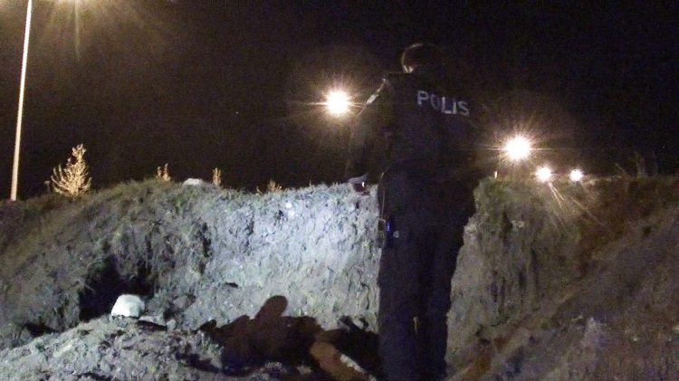 SAHUR VAKTİ KAÇAK KAZI GİRİŞİMİ