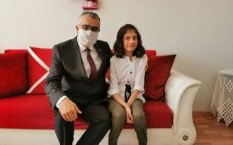 KÜÇÜK CEREN’İ SEVİNDİREN ZİYARET