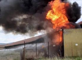 ÇORUM’DA TRAFO PATLAMASI OLDU