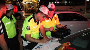 45 ARAÇ TRAFİKTEN MEN EDİLDİ!