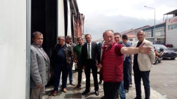 CHP’DEN ESNAFA GEÇMİŞ OLSUN ZİYARETİ