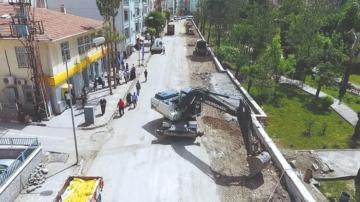 TRAFİĞİ RAHATLATAN YOL ÇALIŞMASI