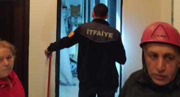 APARTMANDAKİ YILAN PANİK YARATTI