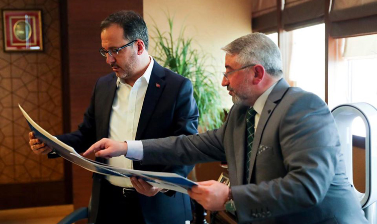 SPOR YATIRIMLARI GÖRÜŞÜLDÜ