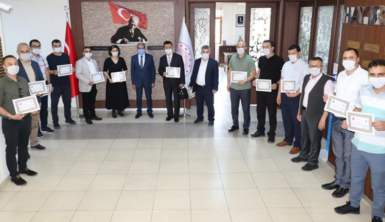 VEFA GÖNÜLLÜLERİNE TEŞEKKÜR BELGESİ