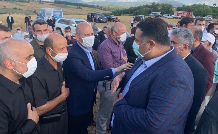 SÜLEYMAN SOYLU’NUN ACISINI PAYLAŞTI