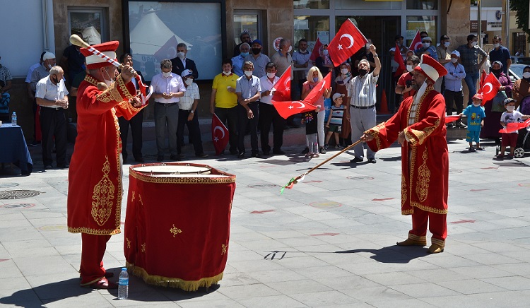 ÇORUM’DA MEHTERLİ AYASOFYA KUTLAMASI