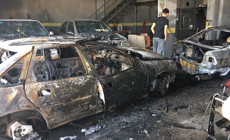 SANAYİDE ÇIKAN YANGIN KORKUTTU