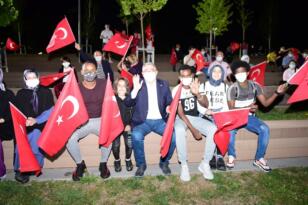 MİLLET BAHÇESİNDE MEHTERLİ KUTLAMA