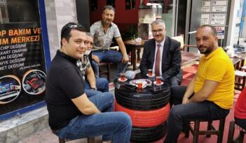 BAŞKAN ESNAF VE VATANDAŞI DİNLEDİ