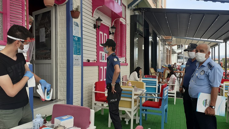 FİZİKİ MESAFE MASKE VE HİJYEN DENETİMİ