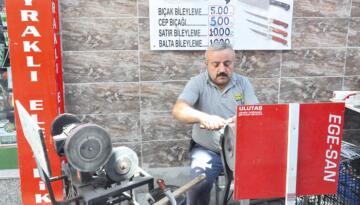 BIÇAKÇILARDA KURBAN MESAİSİ BAŞLADI