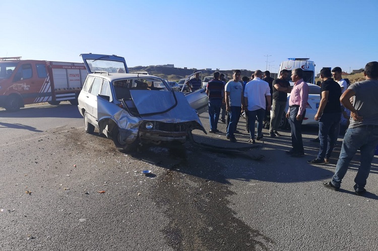 ORTAKÖY YOLUNDA KAZA YAŞANDI