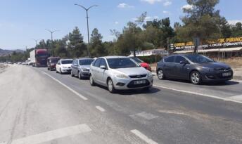OSMANCIK’TA TRAFİK YOĞUNLUĞU ARTTI