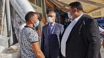 KAYA VE AHLATCI’DAN ESNAF ZİYARETİ