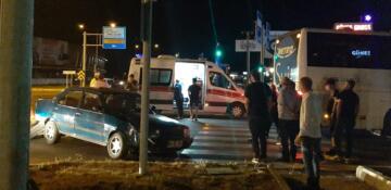 ZİNCİRLEME TRAFİK KAZASI: 2 YARALI