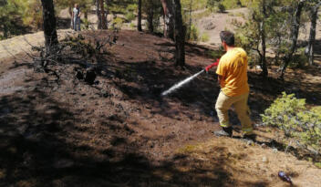 AYNI YERDE TEKRAR YANGIN ÇIKTI